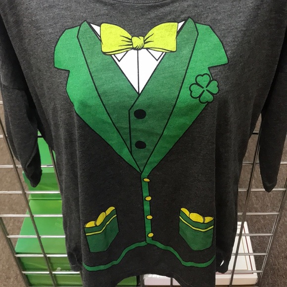 2KUHL St. Patrick’s Day Grey Jersey T-Shirt Size Small New with Tags - Picture 5 of 6
